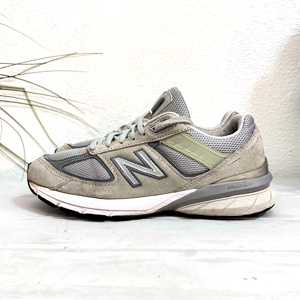 Women’s (Unisex) 8 New Balance 990v5 W990gl5-B Grey And White